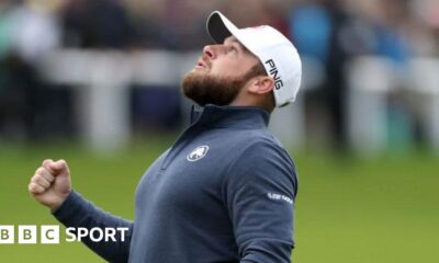 Dunhill Links Championship: Tyrrell Hatton wins record third title