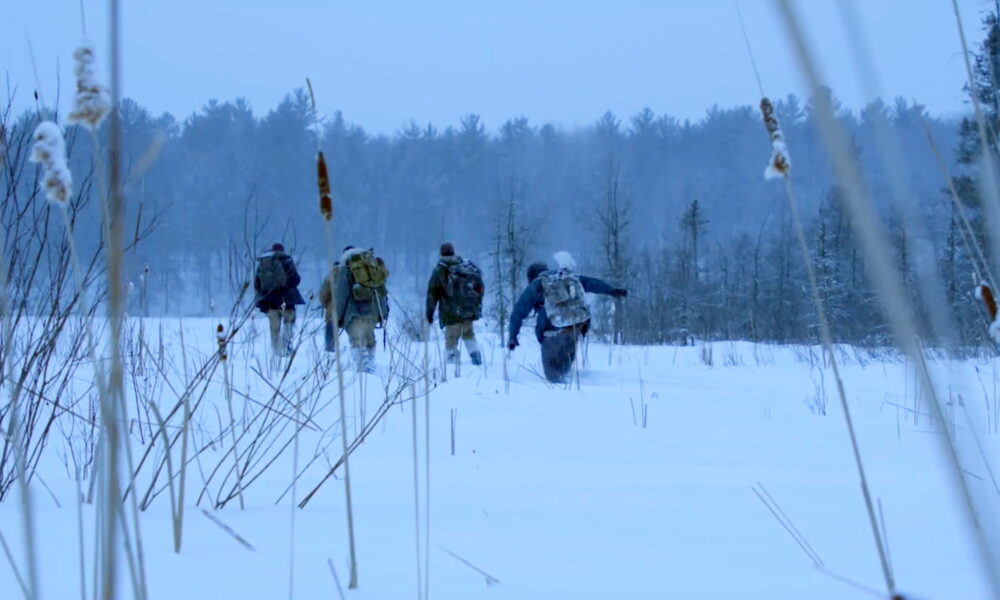 James McDougall in Brutal Wilderness Survival Film 'Whiteout' Trailer