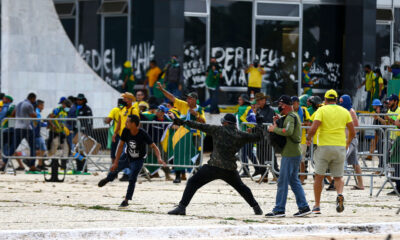 Bolsonaro supporters destroy buildings of the National Congress, Supreme Court and Presidency of the Republic (photo: Marcelo Camargo/Agência Brasil)