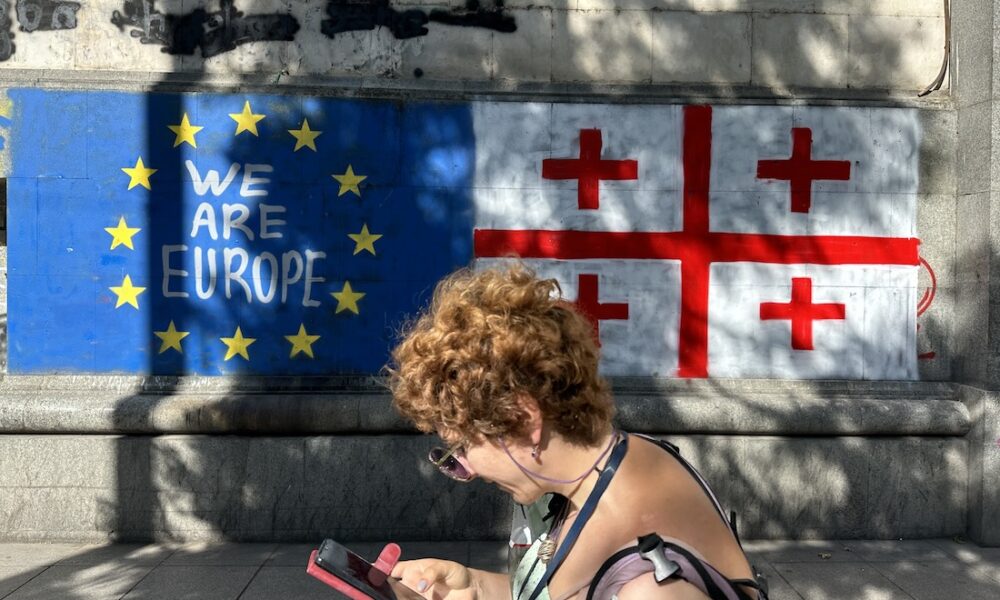 Mural picture in Tbilisi