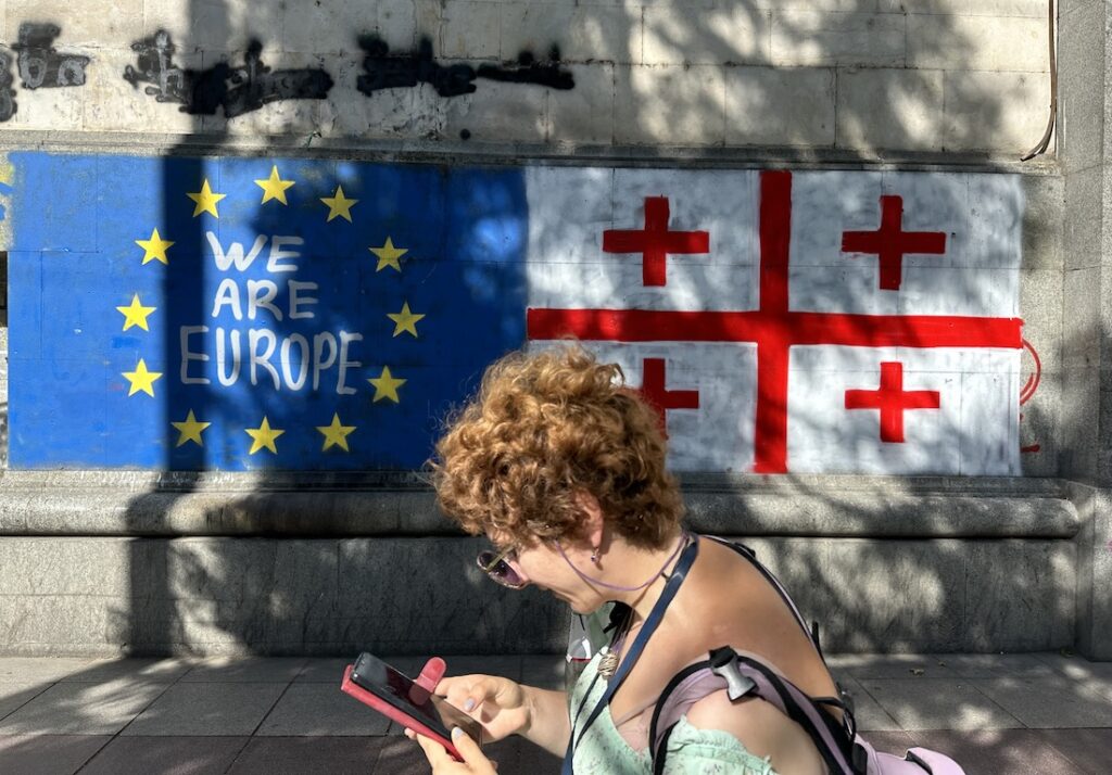 Mural picture in Tbilisi