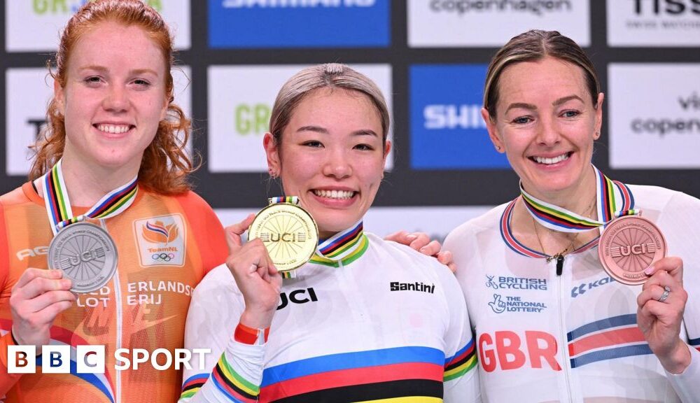 Track Cycling World Championships: GB's Katy Marchant wins women's keirin bronze