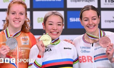 Track Cycling World Championships: GB's Katy Marchant wins women's keirin bronze