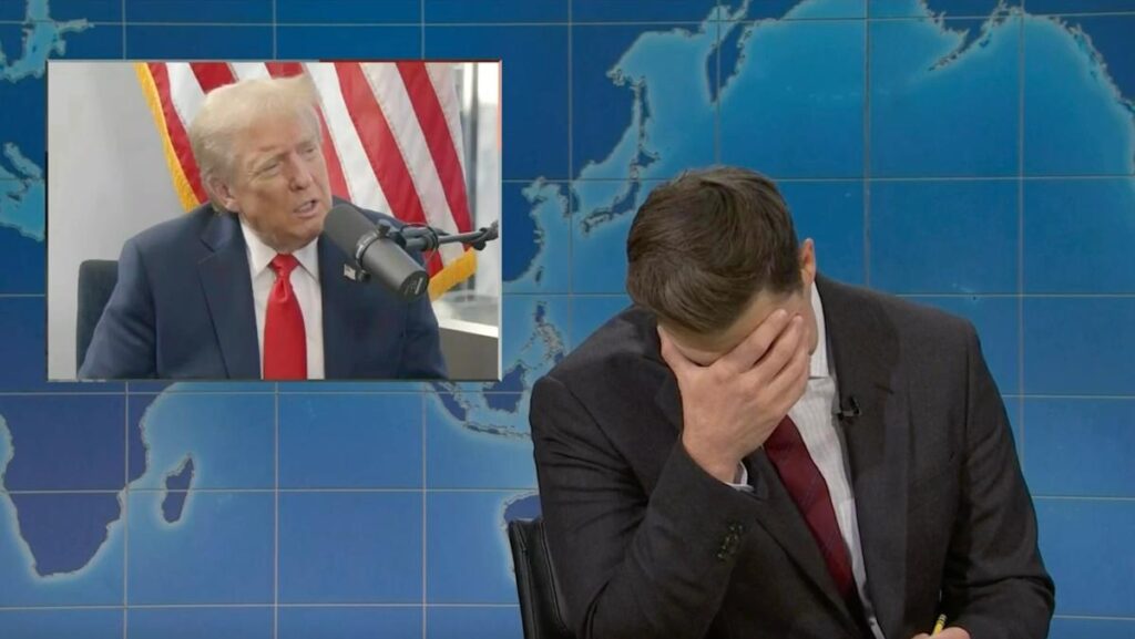 Trump’s ‘Schlonged’ Comment Nearly Broke ‘SNL’s’ Colin Jost