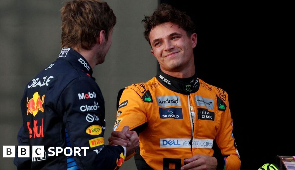 US Grand Prix: Lando Norris beats Max Verstappen to pole in Austin