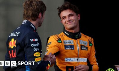 US Grand Prix: Lando Norris beats Max Verstappen to pole in Austin