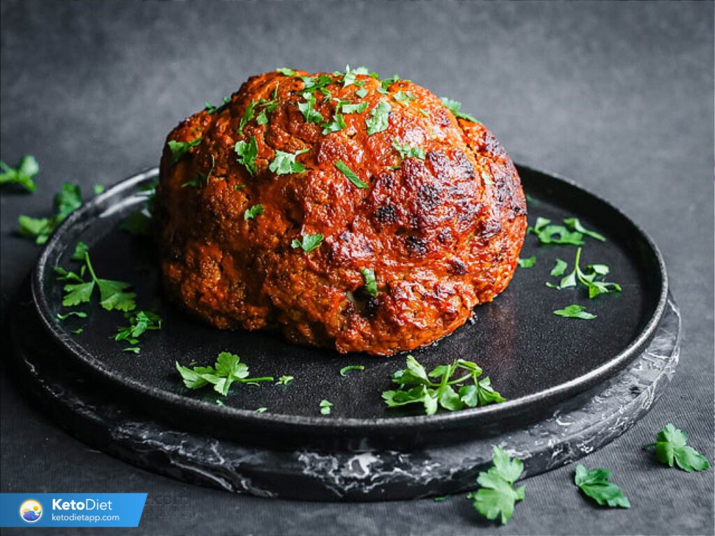 Whole Baked Masala Cauliflower | KetoDiet Blog