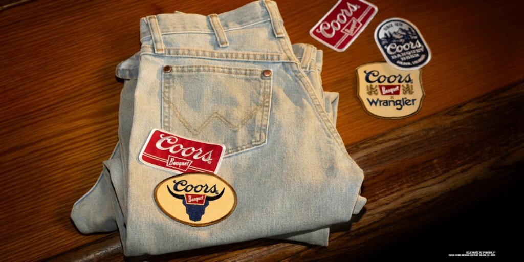 Wrangler and Coors team for beer wash jeans